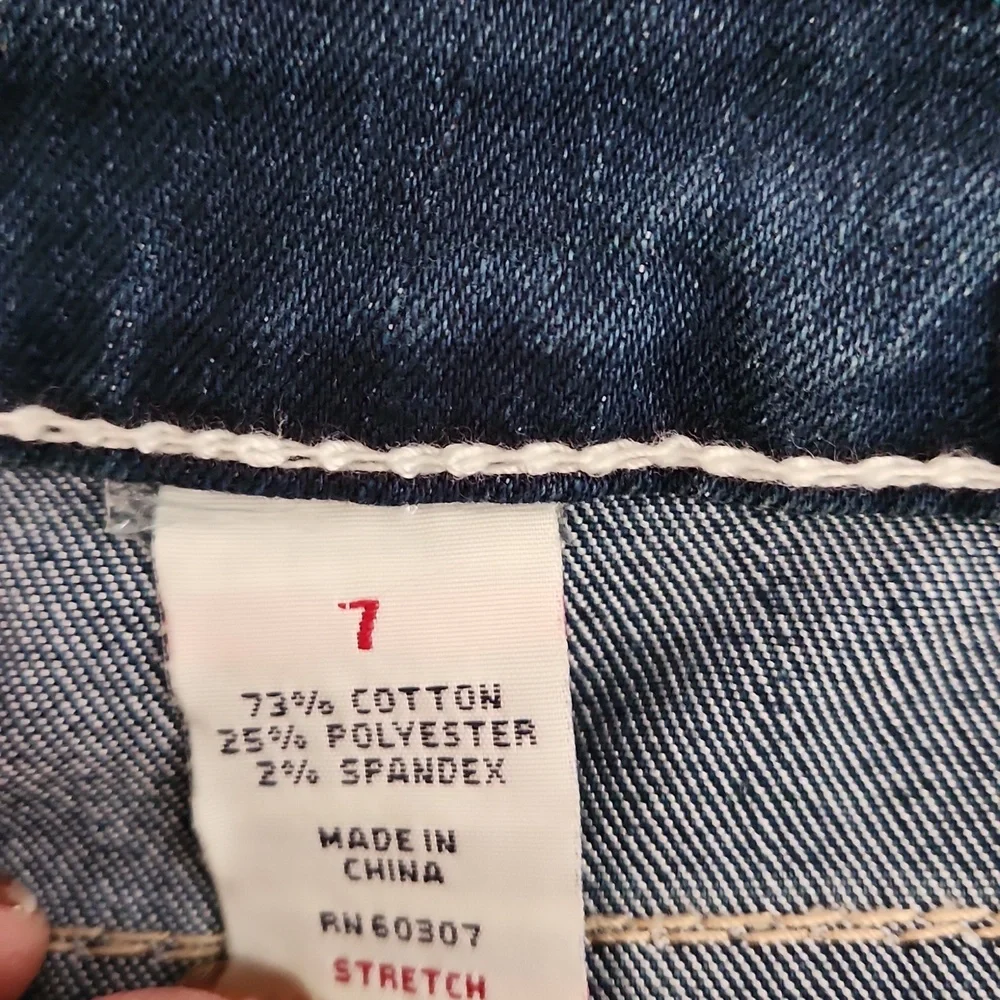 Unionbay Jean Shorts Juniors Size 7 - Picture 5 of 5